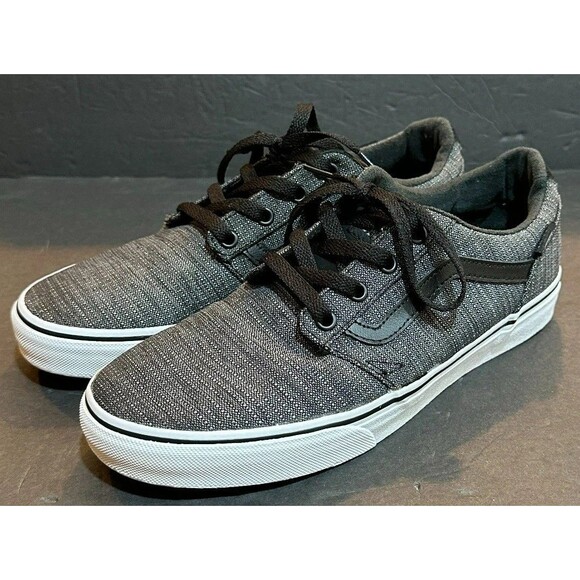 Vans Old Skool Tweed Black and Gray Low Top Skate Shoe Men's Size 8.5 - Picture 1 of 12